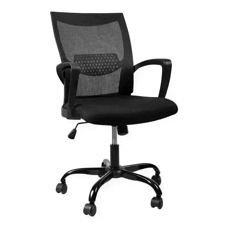 Black Mesh Albatross High-Back Office Chair with ergonomic support and gas height adjuster