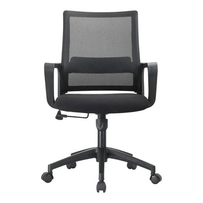 High-quality Black Mesh Office Chair with armrests, perfect for long hours of use