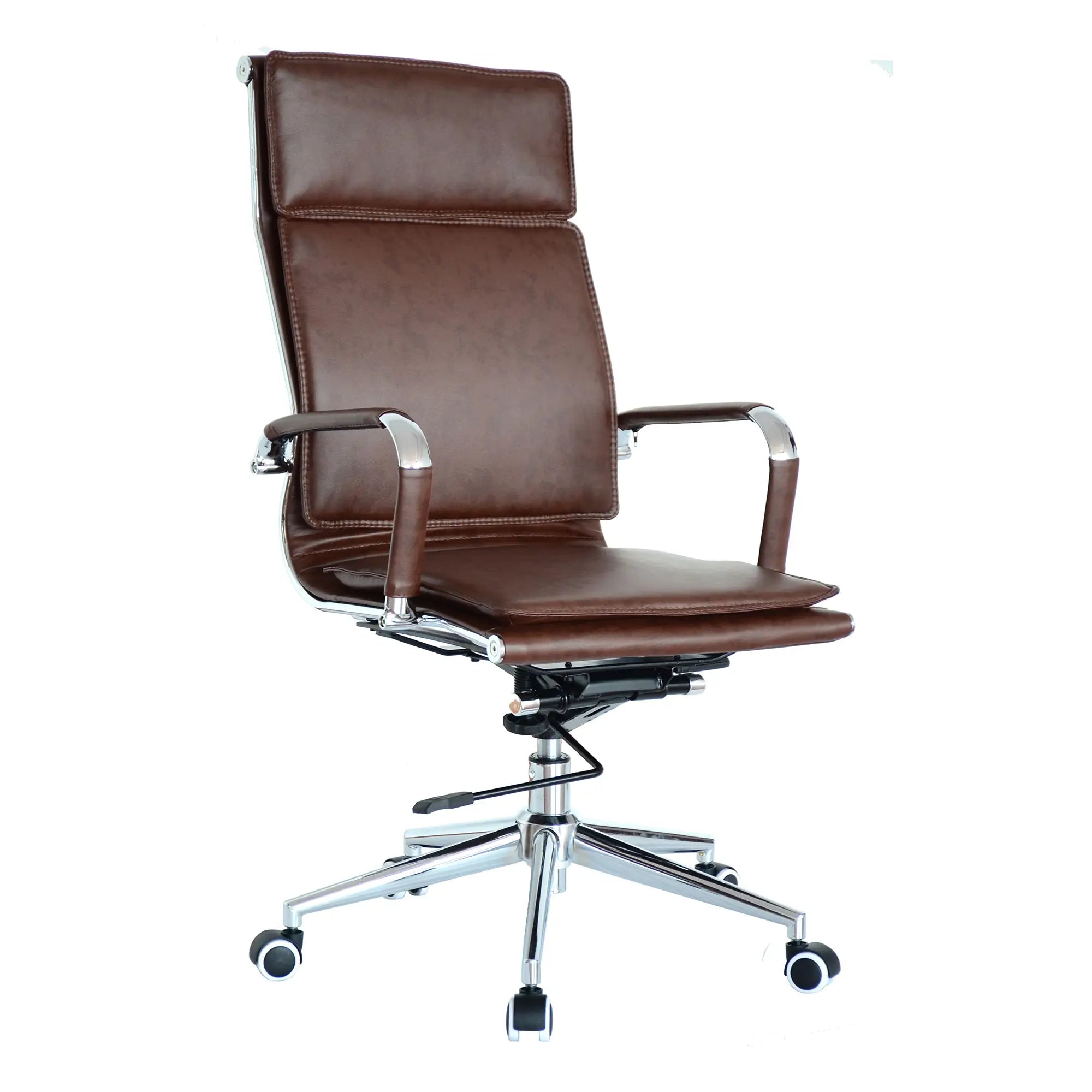 Classic Eames Flat Cushion High-Back Office Chair 