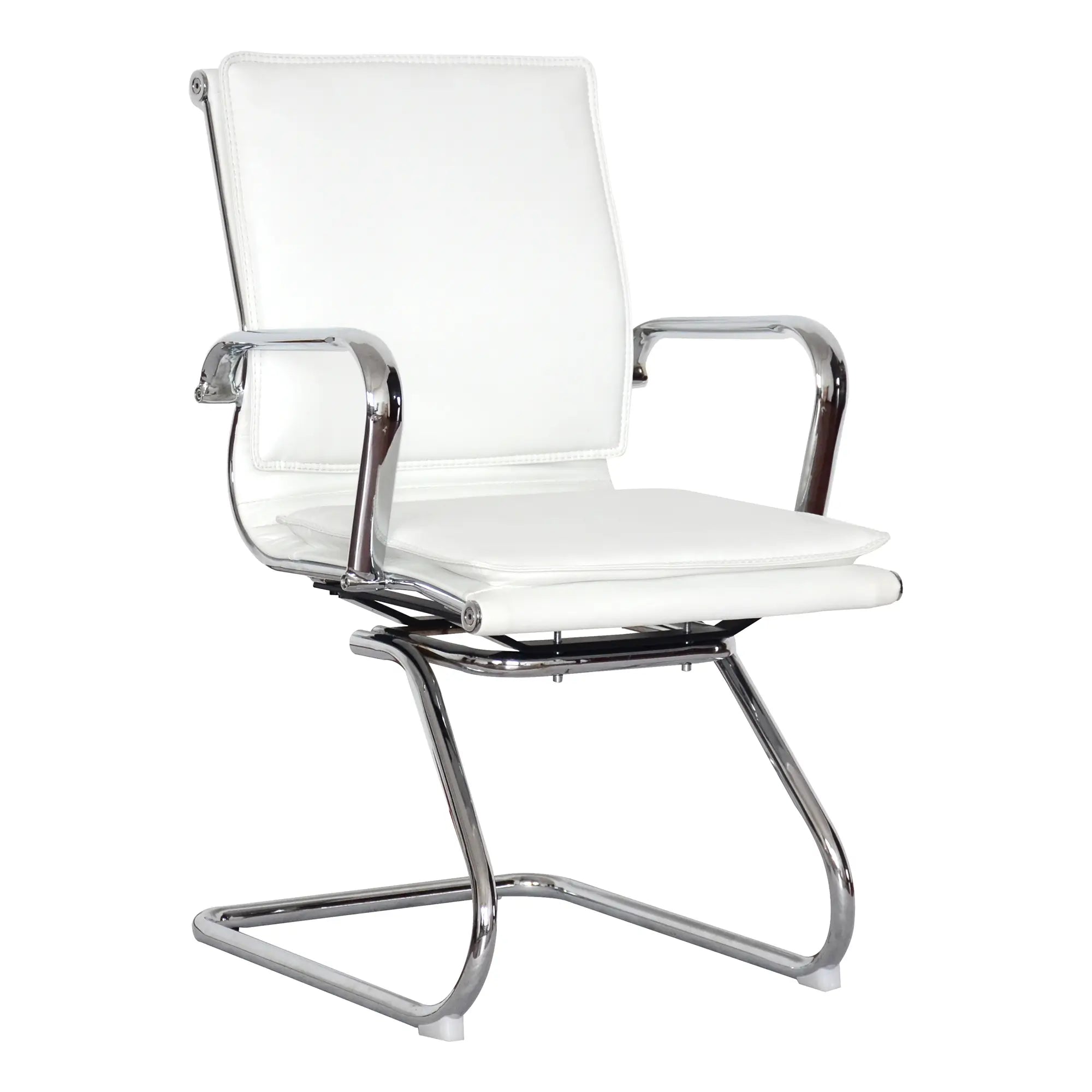 Classic Eames Flat Cushion Visitor Office Chair 