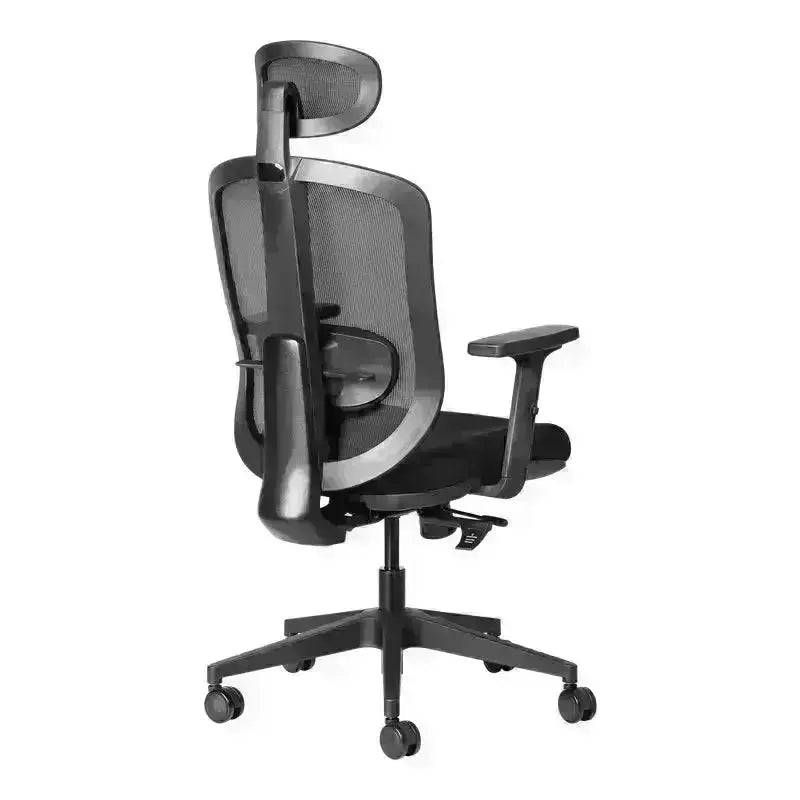 ErgoCurve Mesh Executive High-Back Office Chair with adjustable headrest and lumbar support