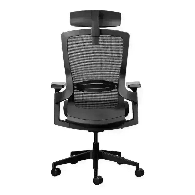 Black Firefly Mesh Executive High-Back Office Chair with Headrest and Armrests