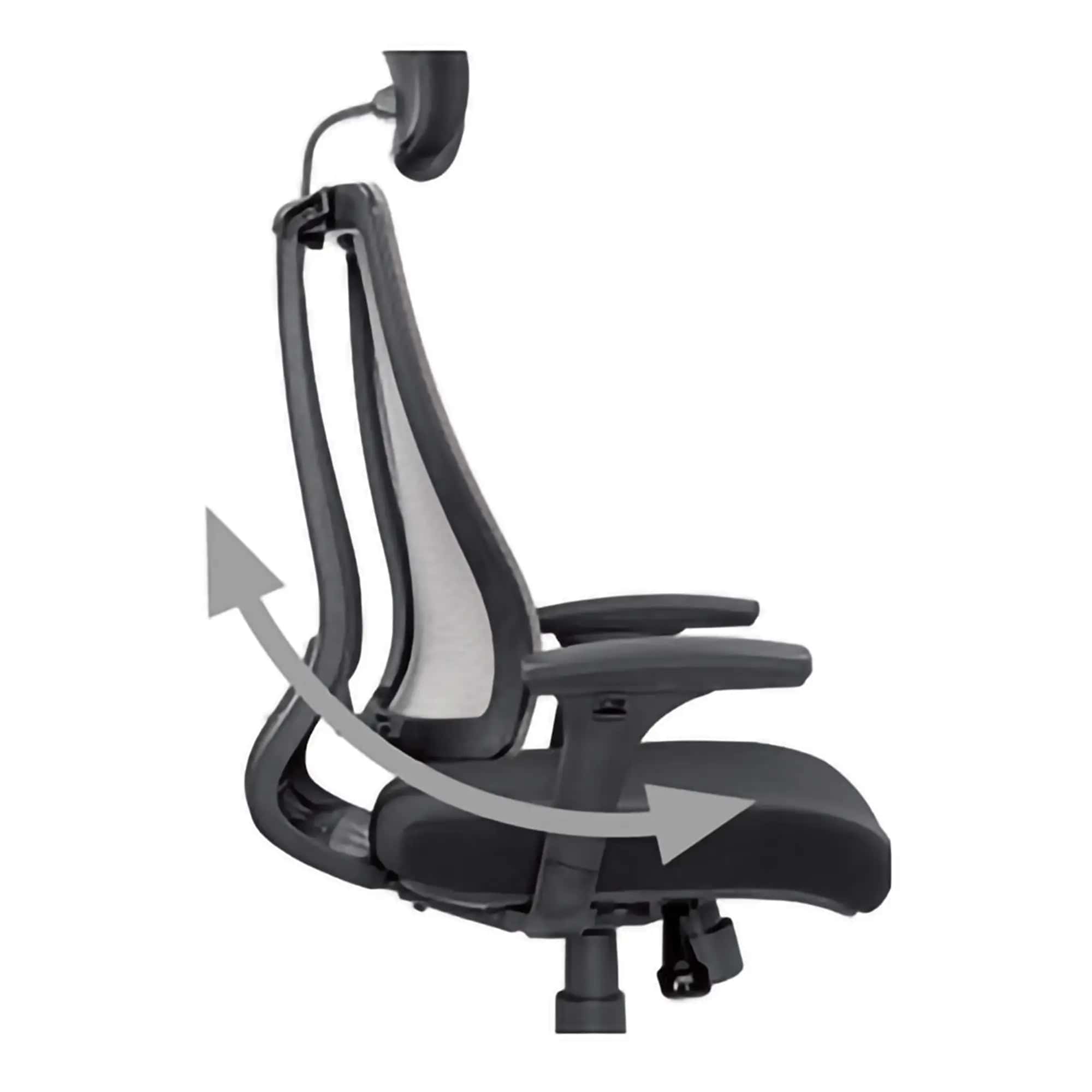 Follow Me High-back Office Chair with Headrest 