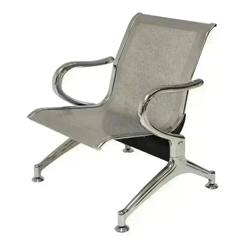 Heavy Duty Standard Steel Airport Waiting Room Chair with Mesh Seating for public spaces