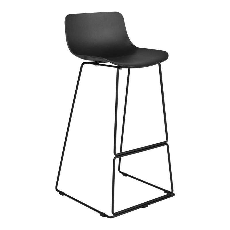 Modern Vega Bar Chair with molded seat and sleek metal base at CDN Shop Files