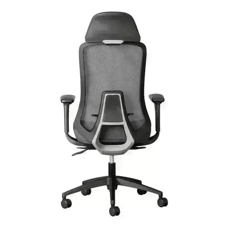 Black Vera Mesh Executive High-Back Office Chair with adjustable armrests and headrest