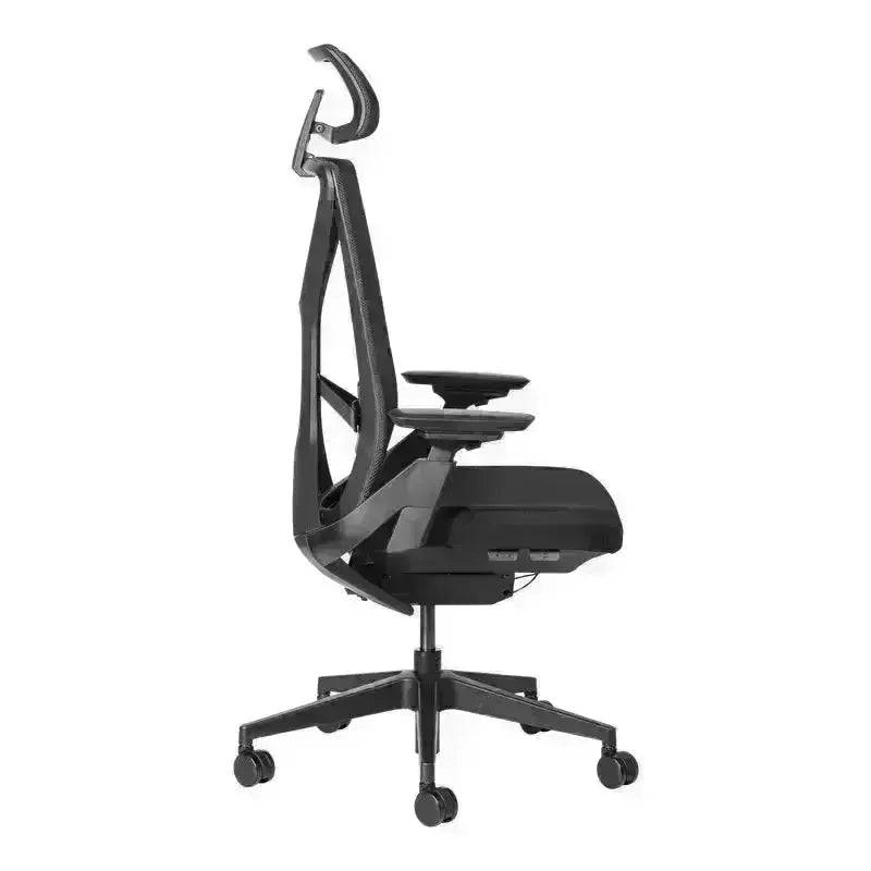 Black Mesh Executive High-Back Office Chair with adjustable features and ergonomic design